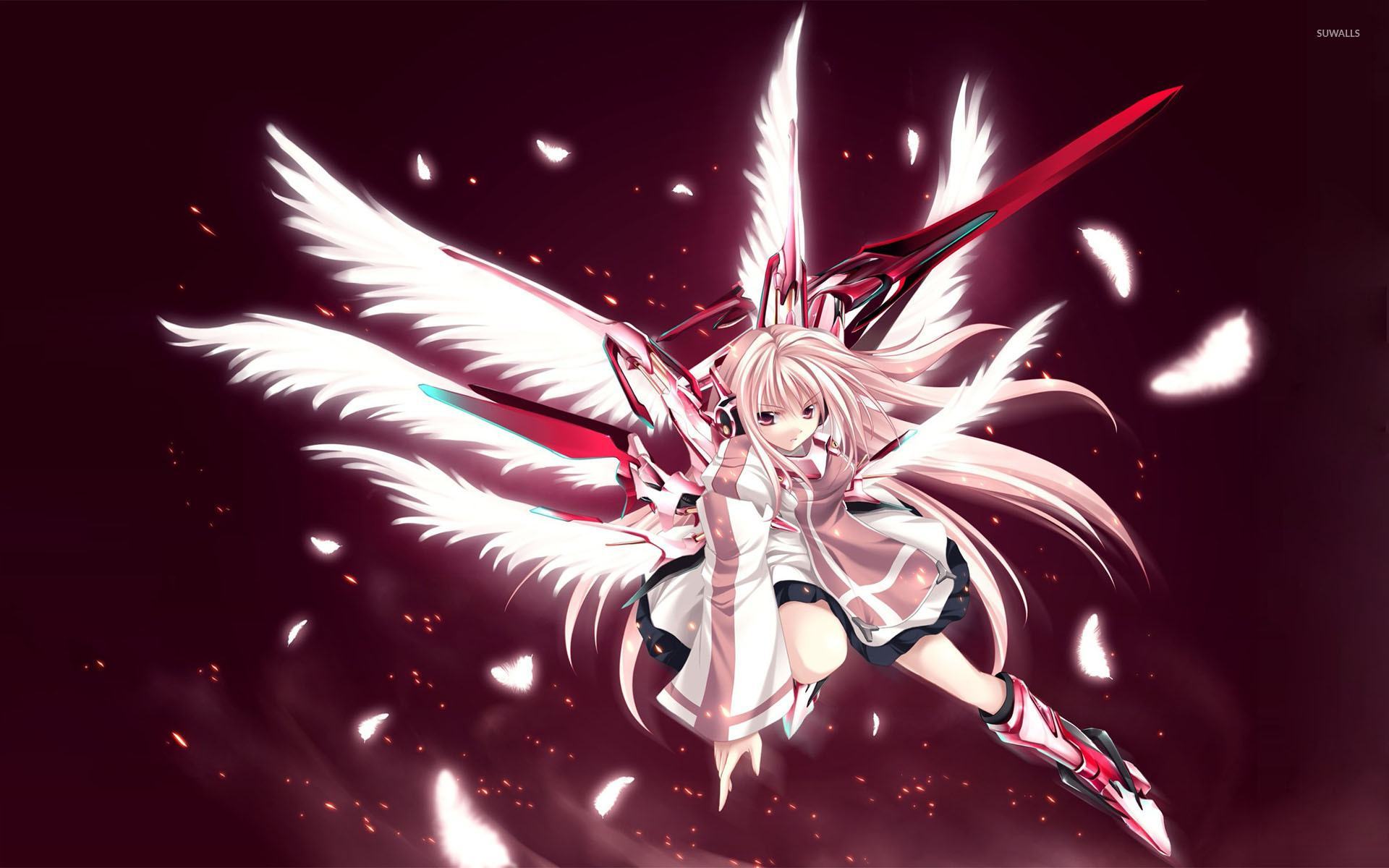 Hình ảnh thiên thần có cánh anime đẹp