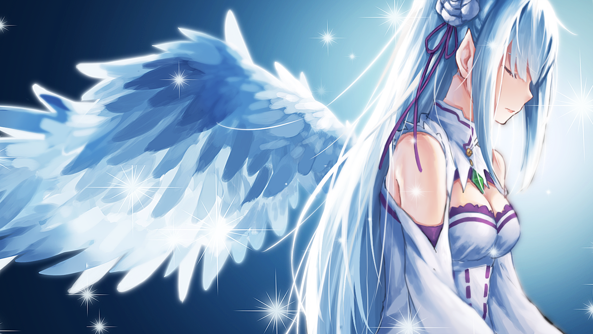 Hình nền thiên thần anime đẹp HD