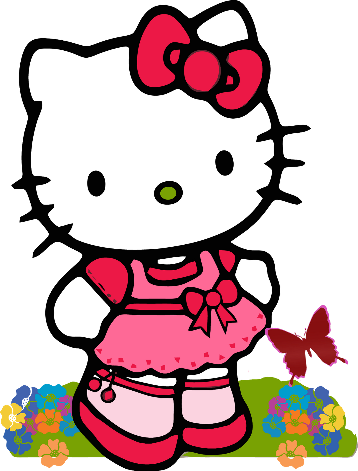 Mèo Bông Hello Kitty Váy Ren Ôm Tim  Gấu Bông Teddy