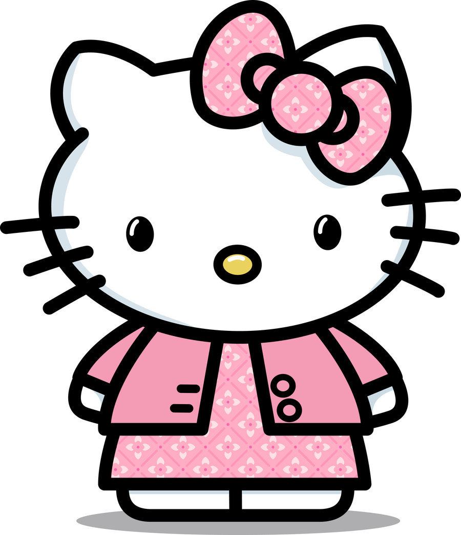 Váy kẻ sọc hồng Hello Kitty