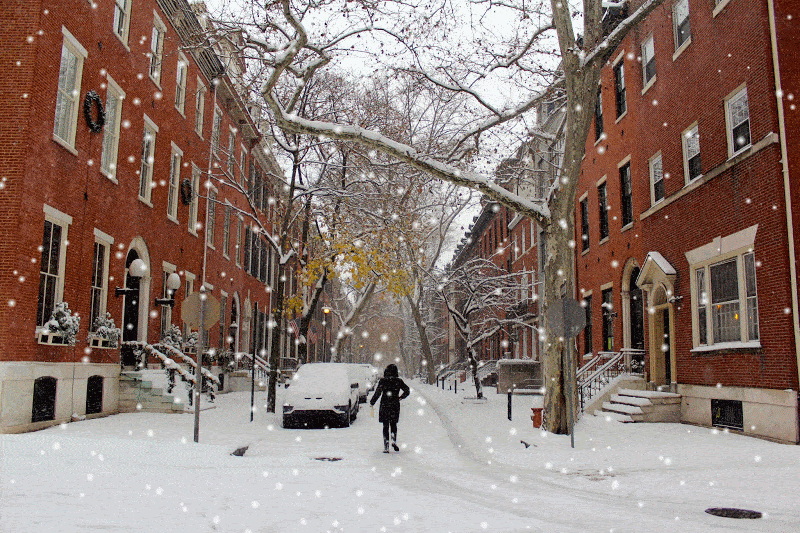Hoạt hình tuyết trên đường phố