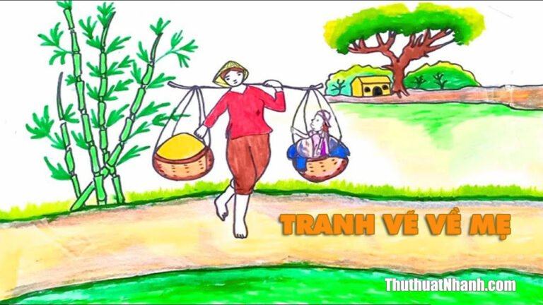 Vẽ Tranh Mẹ Đơn Giản Mà Đẹp, Ý Nghĩa Không Gì Sánh Bằng