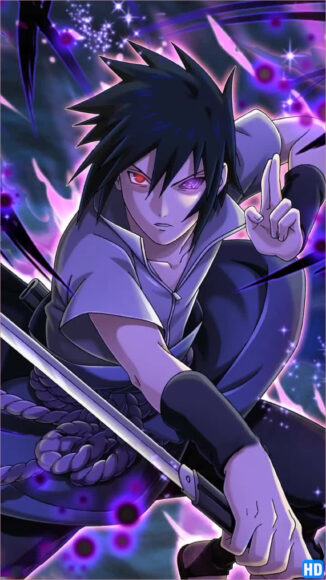 Hình nền anime cool man Sasuke