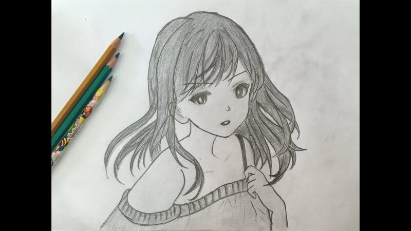 Vẽ anime girl đơn giản