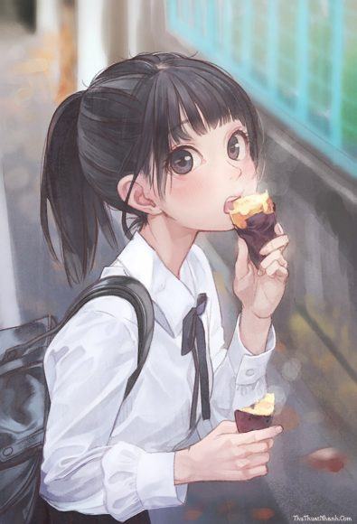 hình ảnh anime girl dễ thương
