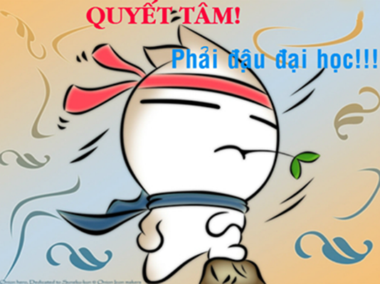 Ảnh quyết tâm ôn thi Đại học