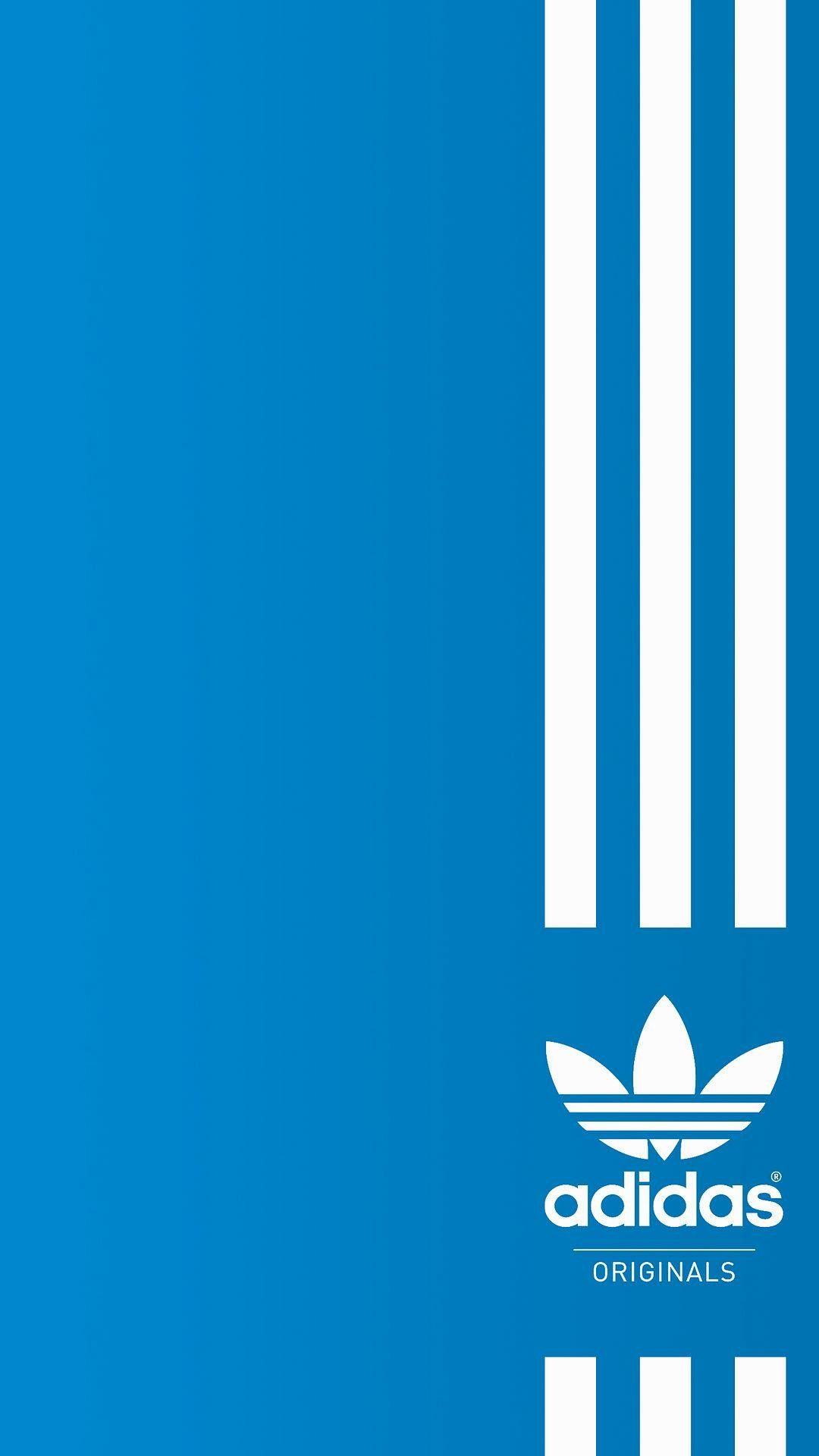 Hình ảnh Adidas màu xanh và trắng