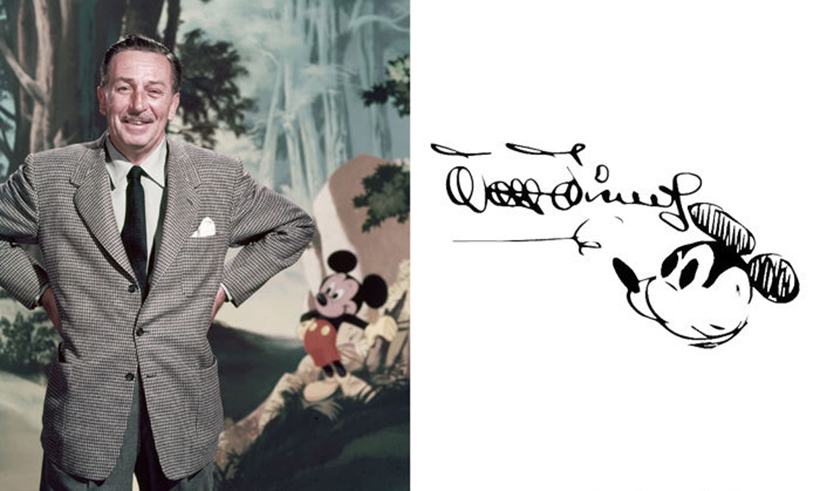 Chữ ký đẹp của Walter Elias Disney