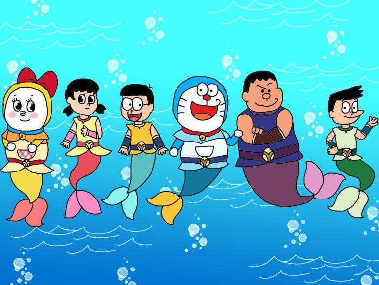 Bé Vẽ Doraemon Dễ Thương