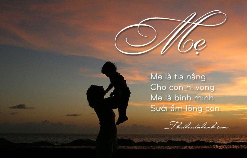 Những bài thơ hay nhất về mẹ
