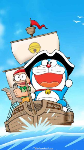 Hình ảnh Nobita và Doraemon dễ thương