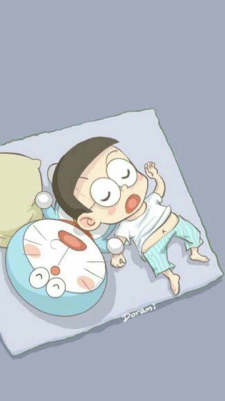 ảnh nobita ngủ muộn