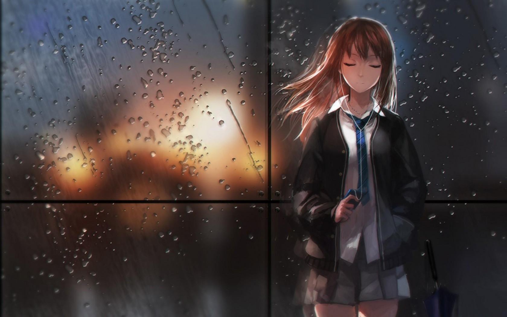 Anime mưa buồn và đẹp