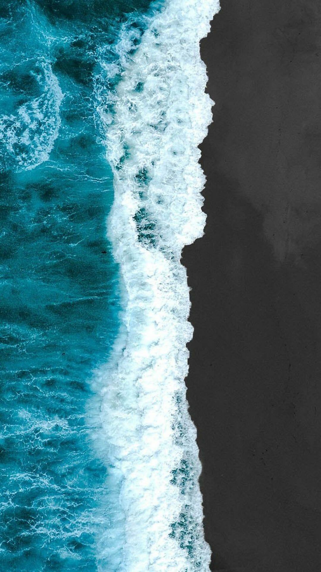 Hình nền sóng biển cực chất cho điện thoại
