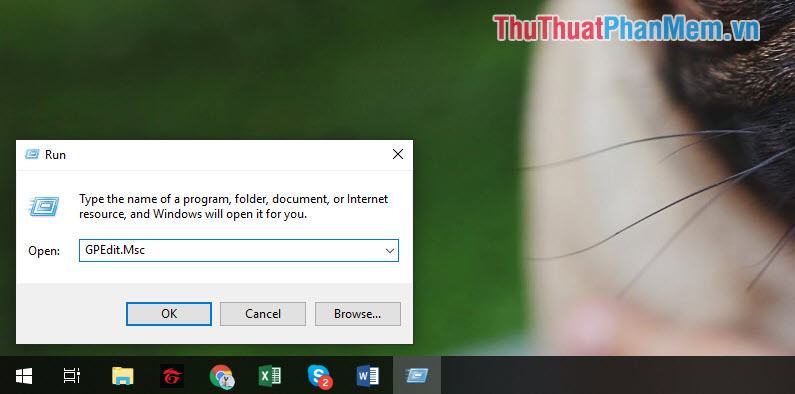 Nhập lệnh GPEditMsc