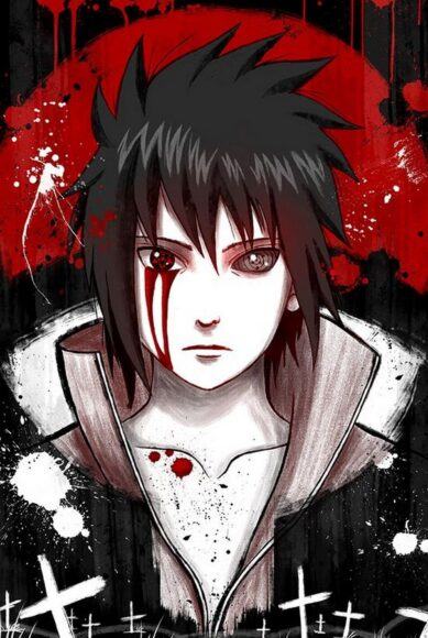 Hình ảnh Sasuke bị thương