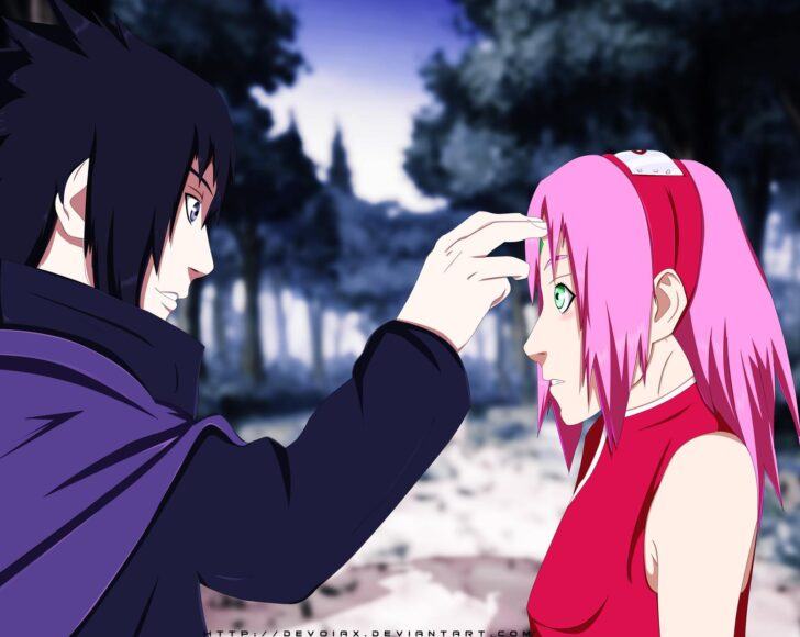 Hình ảnh của Sasuke và Sakura