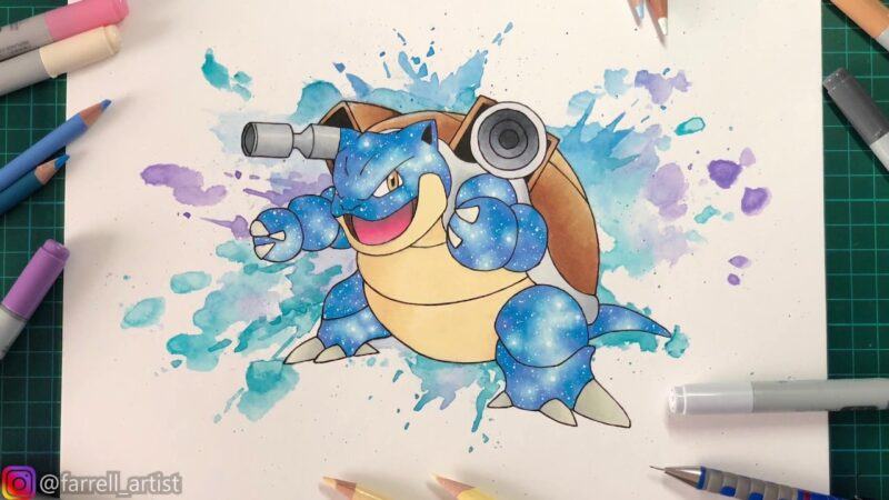 Những bức vẽ đẹp nhất về Pokémon nước