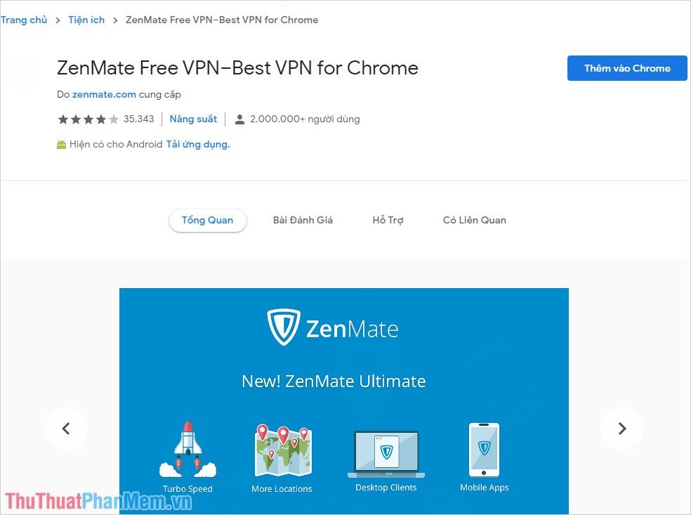 ZenMate VPN miễn phí