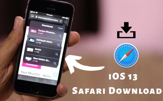 cách tải file trên safari cho iphone ipad