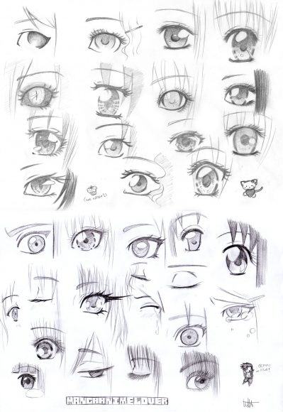 Cách Vẽ Mắt Anime Nam, Nữ Đơn Giản, Đẹp, Ấn Tượng Nhất - Trung Tâm Đào Tạo  Việt Á