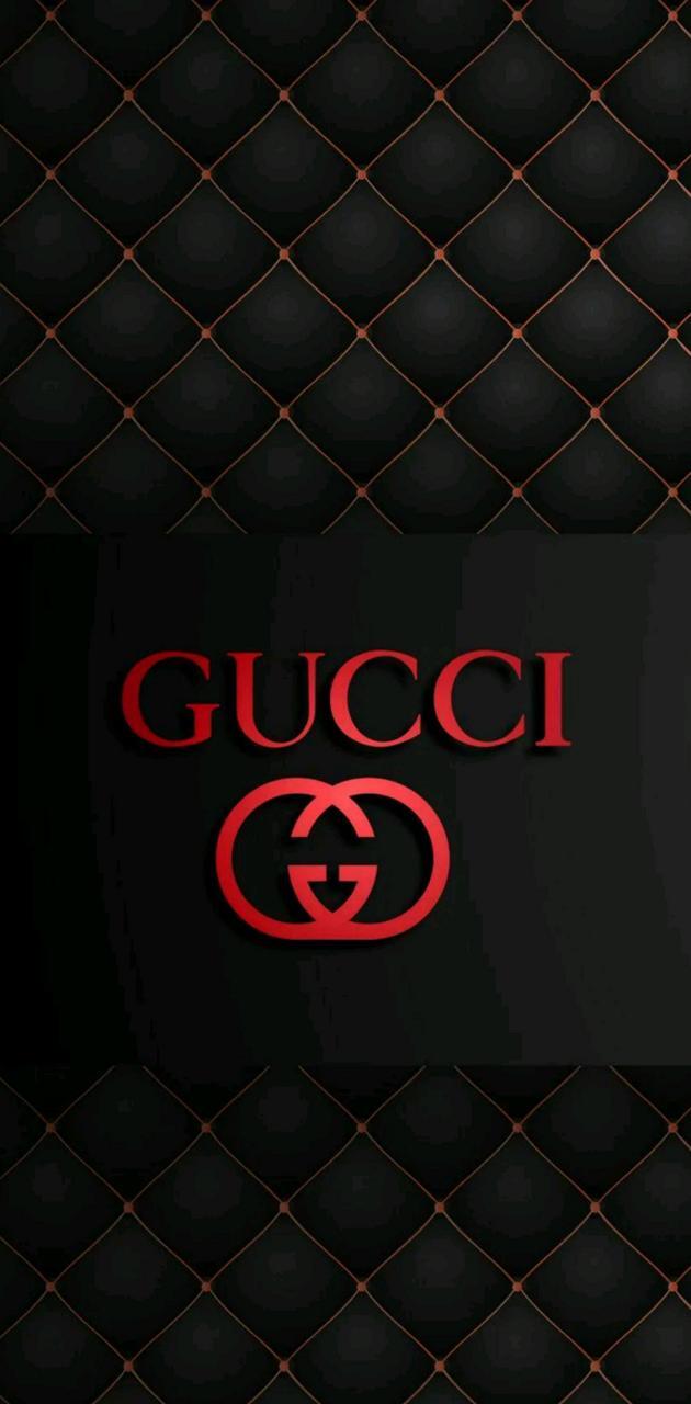 Hình ảnh Gucci đỏ đẹp trên nền đen