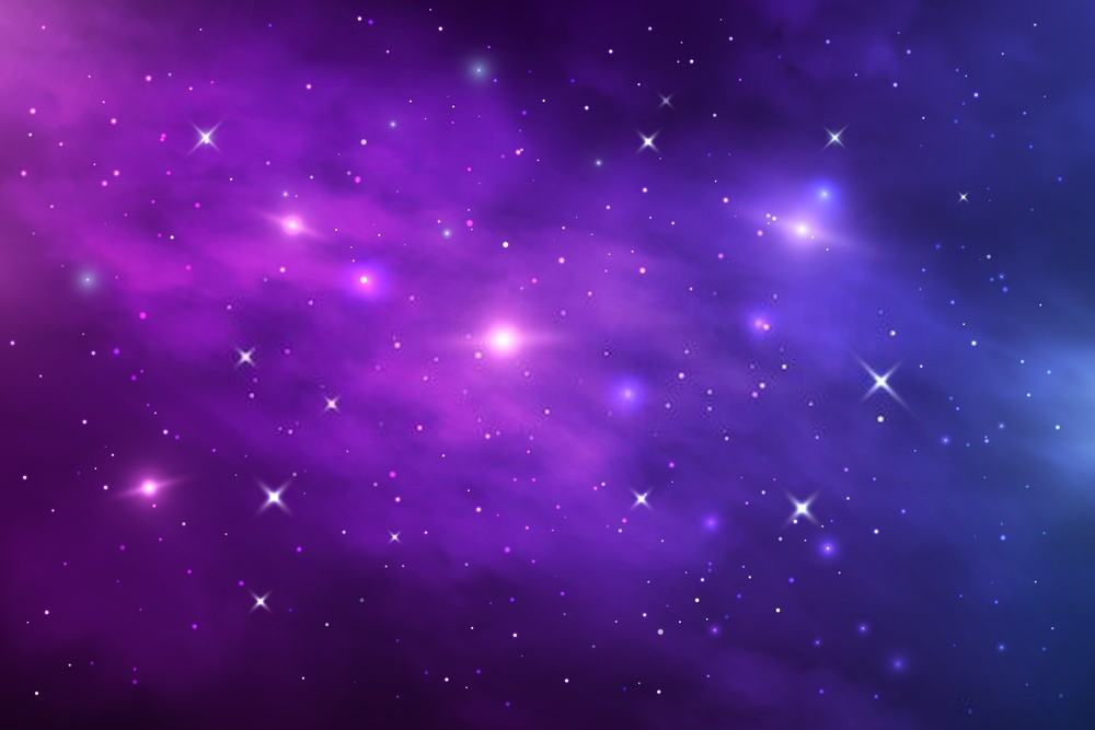 Hình nền vũ trụ màu tím