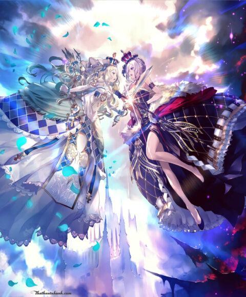 Anime nữ thiên thần và ác quỷ xinh đẹp