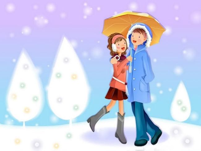 hoạt hình tình yêu mùa đông