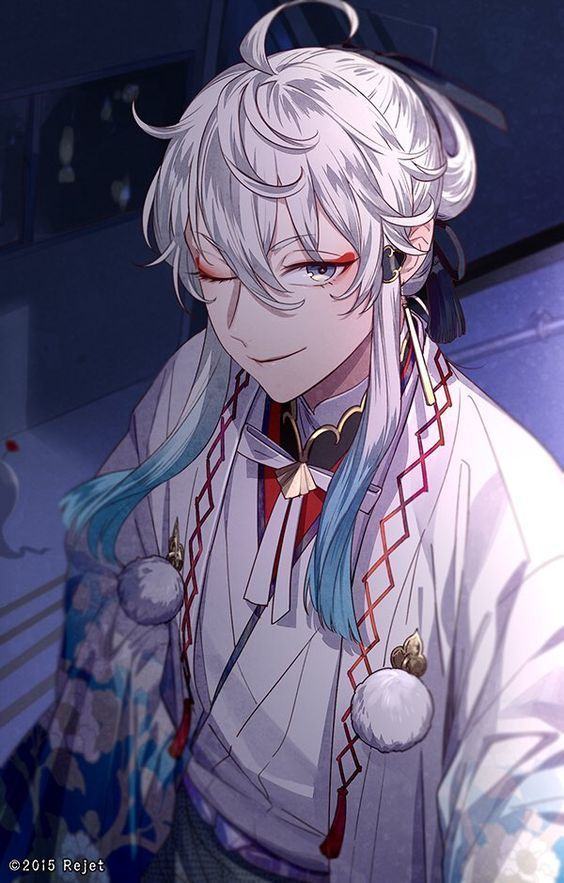 Ảnh anime nam tóc trắng đẹp và ngầu