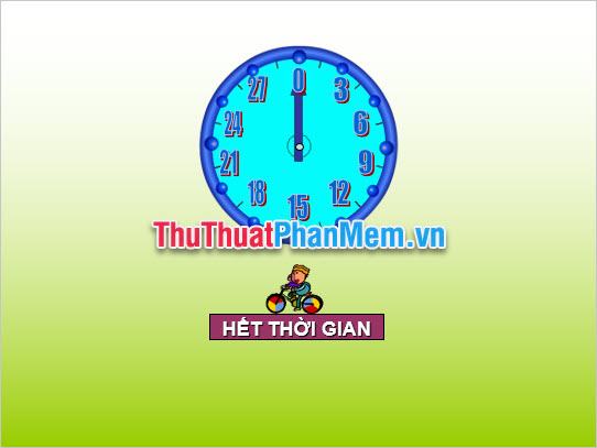 Bản trình diễn 8 .  đếm ngược