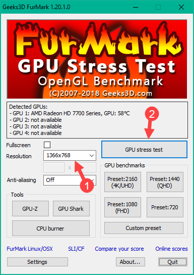 Kiểm tra độ bền của thẻ của bạn với kiểm tra sức mạnh GPU