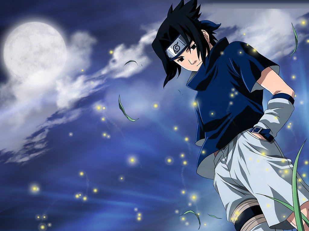 Ảnh anime sasuke tóc đen (naruto)