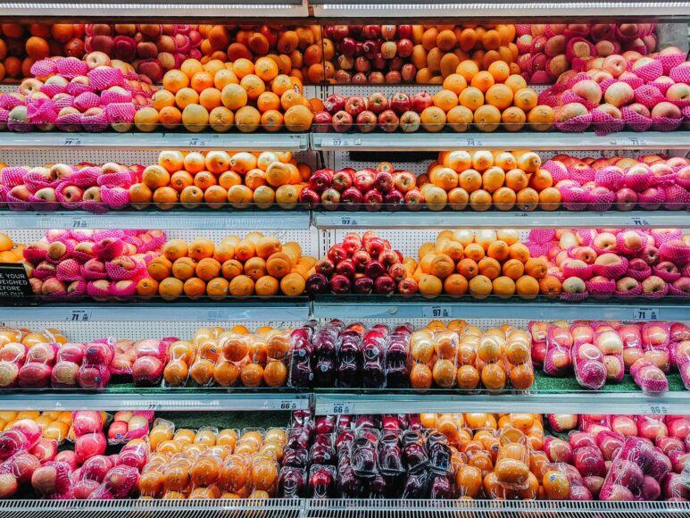 Hình ảnh táo trong siêu thị