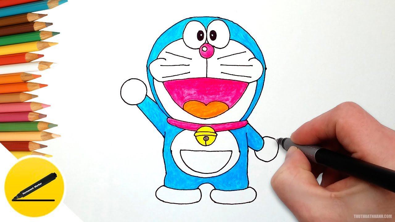 Bản vẽ Doraemon chi tiết
