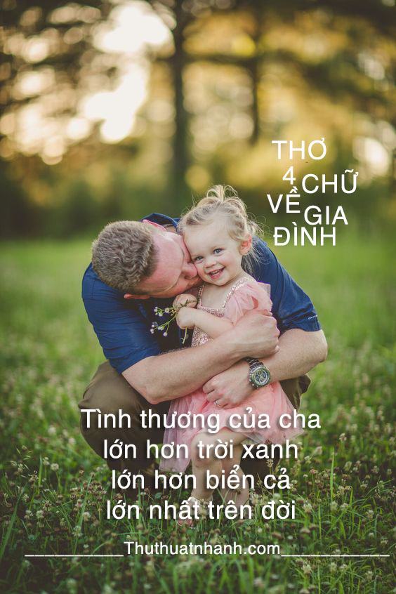 thơ 4 chữ về gia đình