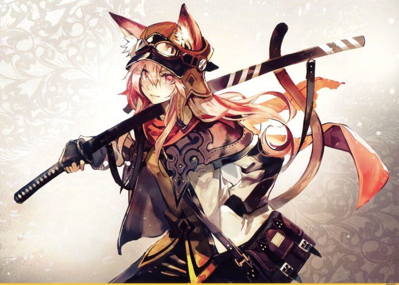 Cô gái anime cầm kiếm