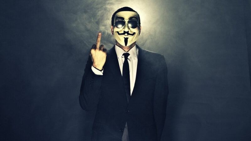 Hintergrundbild hacken, Anonymitätsproblem