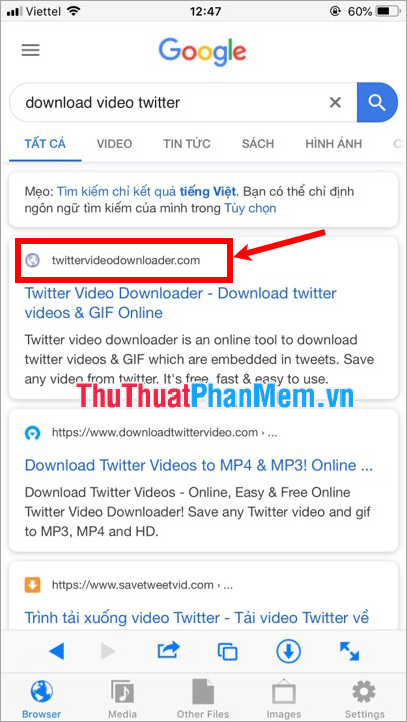 Truy cập Twittervideodownloader