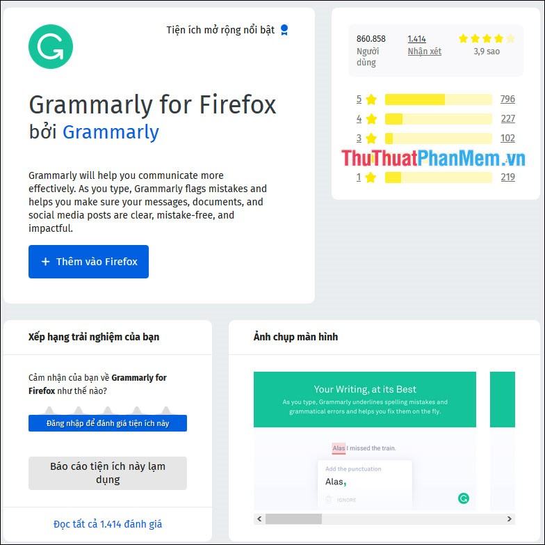 Ngữ pháp cho Firefox