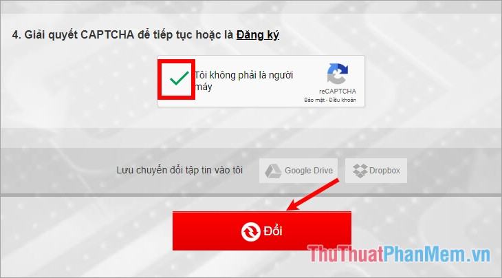 Nhập mã xác nhận