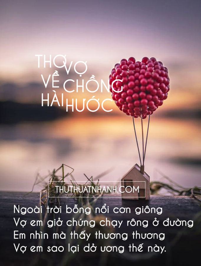 thơ về vợ chồng hài hước