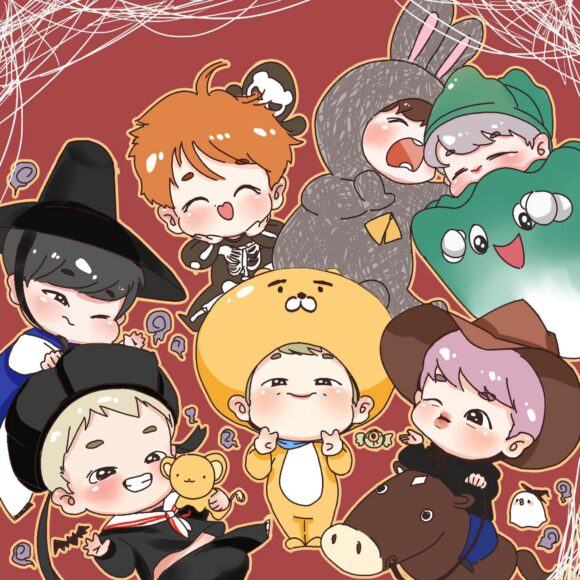 Ảnh Chibi BTS Đẹp Và Dễ Thương