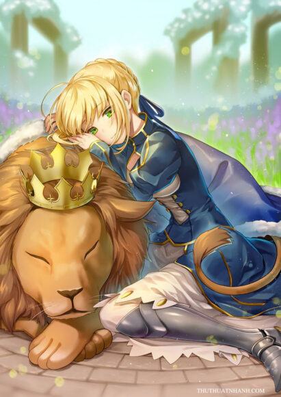 Hình ảnh cung hoàng đạo sư tử anime