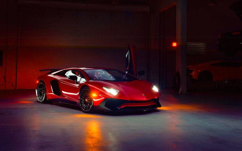 Hình nền Lamborghini đỏ