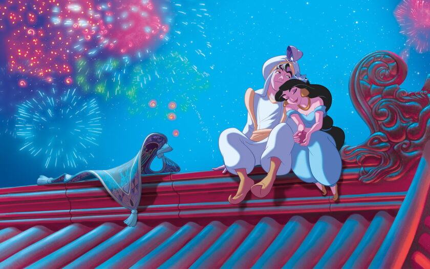 Hình ảnh công chúa - tình yêu giữa công chúa Jasmine và Aladdin