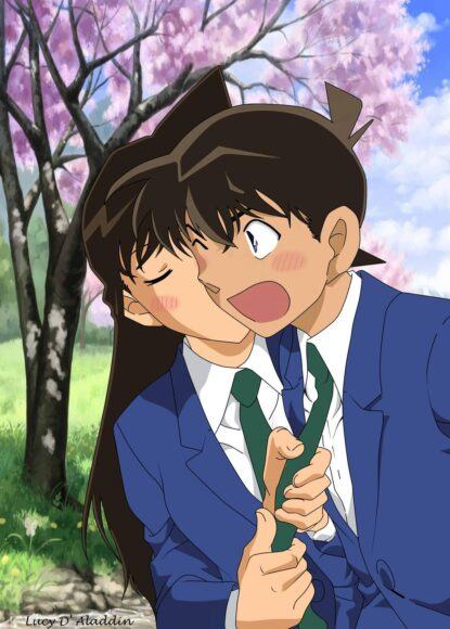 Hình ảnh Kudo Shinichi nhút nhát