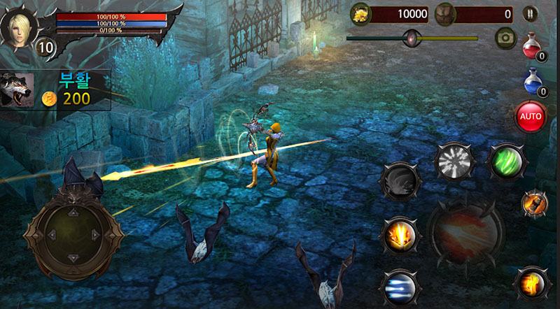 Game BloodWarrior luyện cuốc lvl android