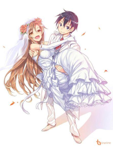 Hình ảnh anime cặp đôi mới cưới đẹp nhất