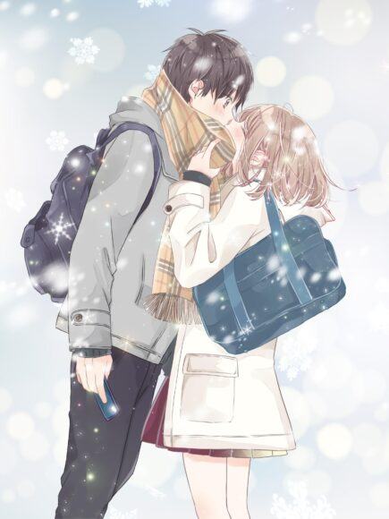 Hình ảnh cặp đôi anime lãng mạn